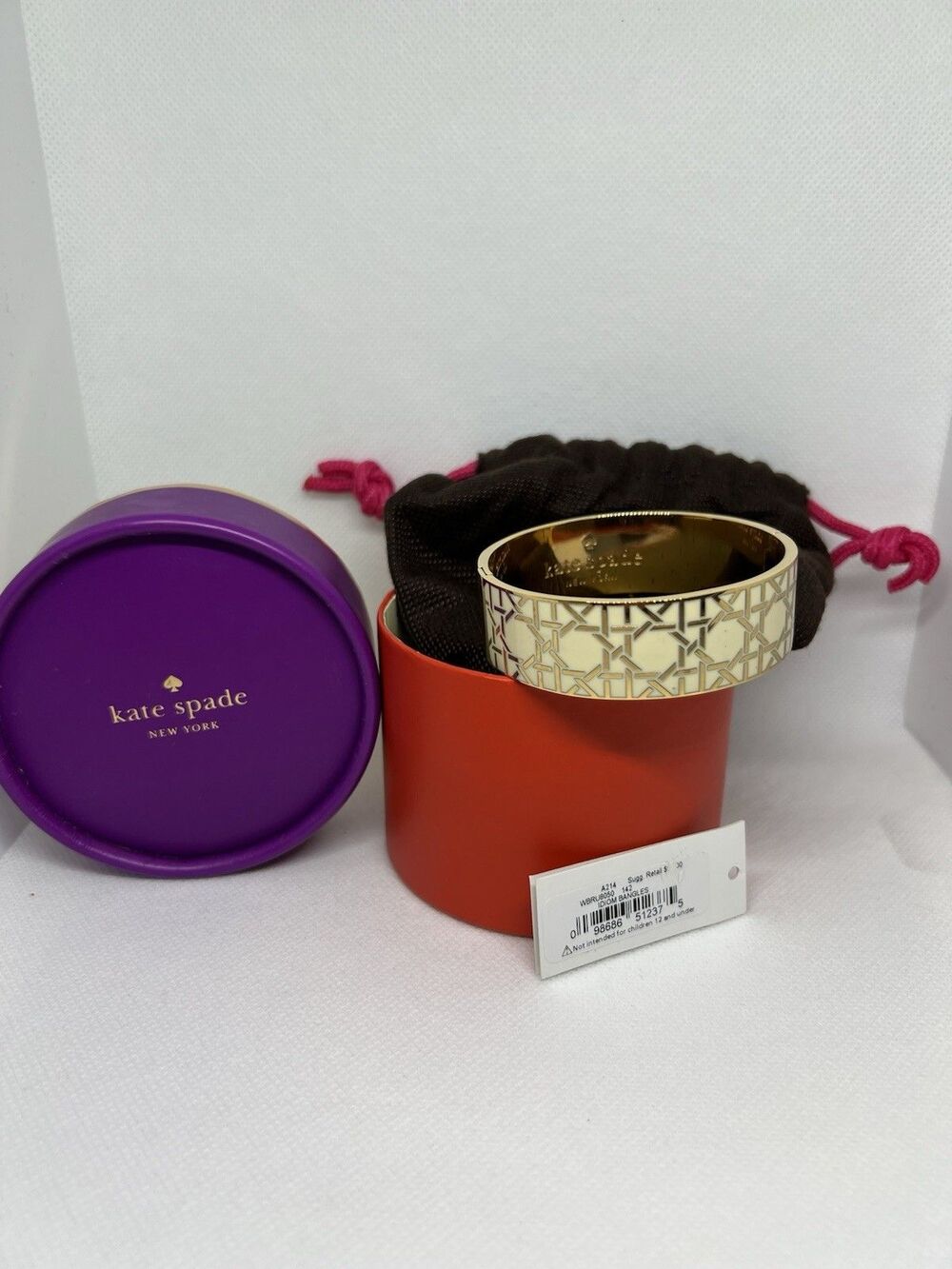 Kate Spade Bangle Bracelet 12k Plated Idiom Bracelet Shoot The Breeze NIB